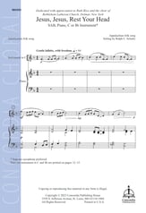 Jesus, Jesus, Rest Your Head SAB choral sheet music cover